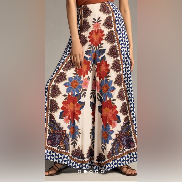 Farm Rio Printed Wide-Leg Pants - Picture 5 of 6